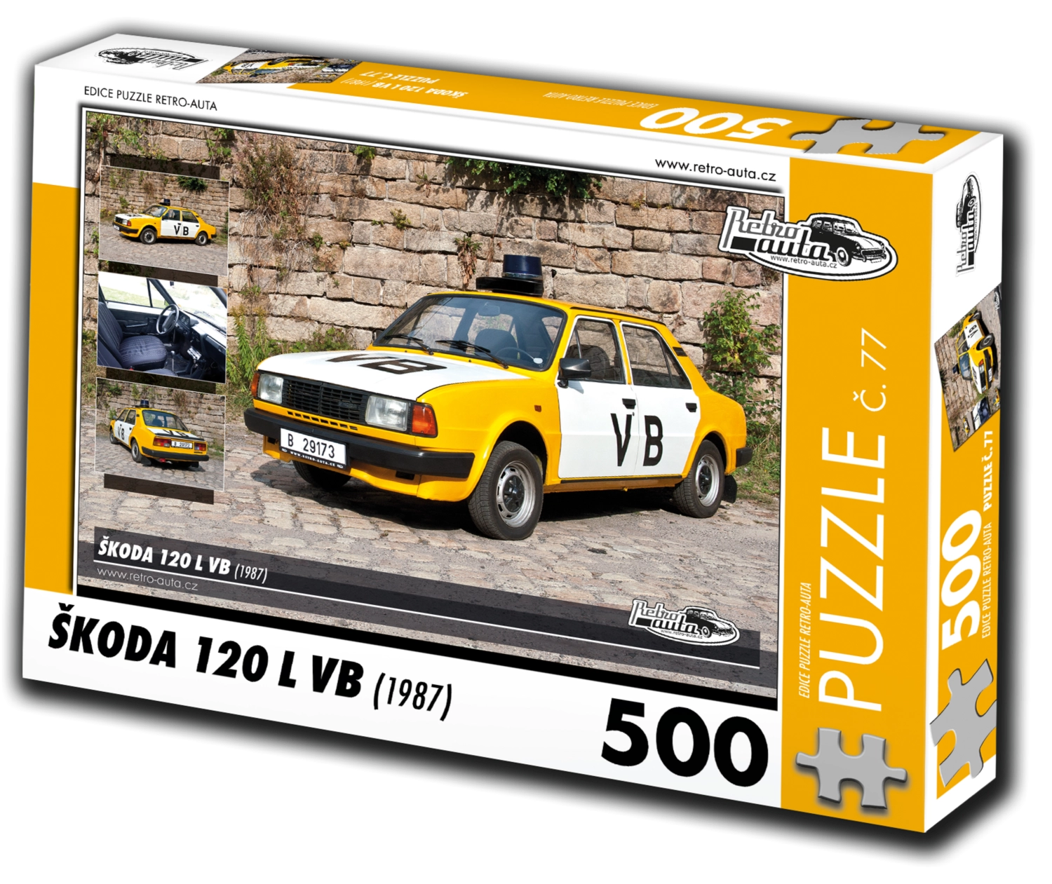 E-shop Retro-auta č. 77 Škoda 120 L VB 1987 500 dielov