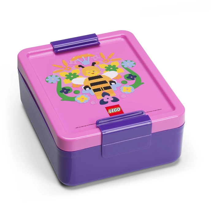 LEGO Bee box desiatový box fialová
