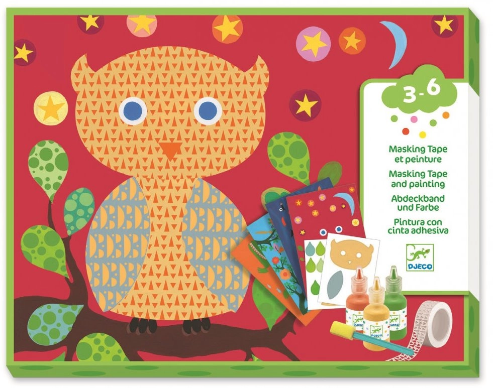 E-shop Djeco Magické maľovanie koláž Zvieratká