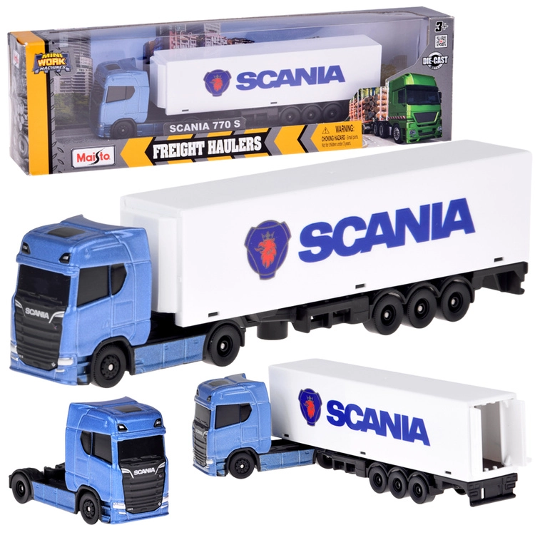 Maisto kovový model ťahača SCANIA 770S s návesom 1:64