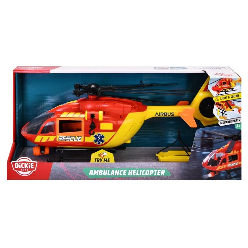 E-shop Dickie Go Real Záchranárska helikoptéra Airbus 36 cm