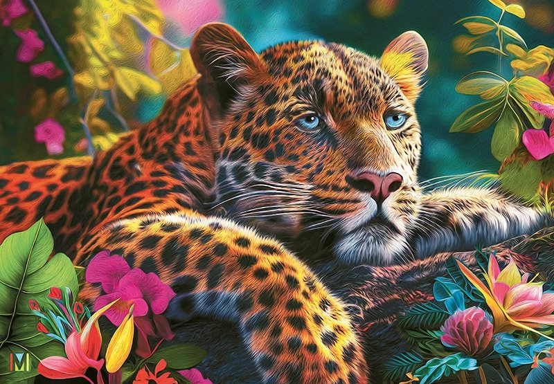 E-shop Cherry Pazzi Ležící Leopard 500 dielov