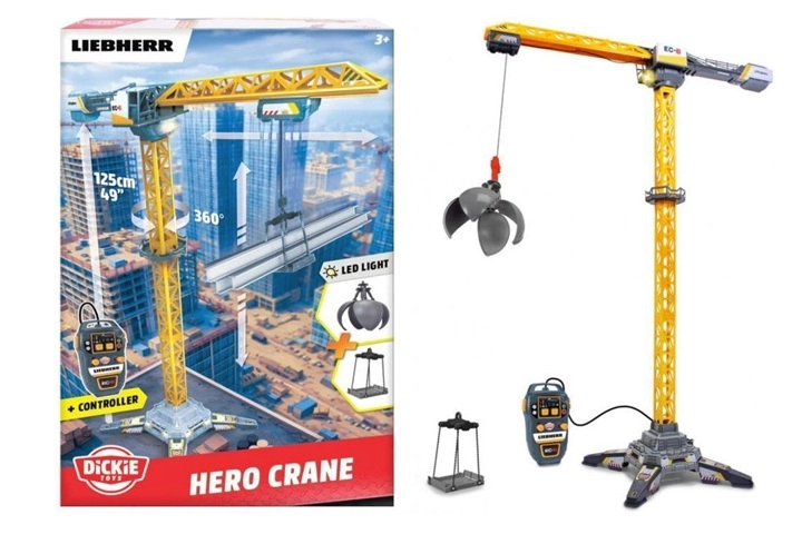 Diaľkovo ovládaný žeriav Liebherr 125 cm