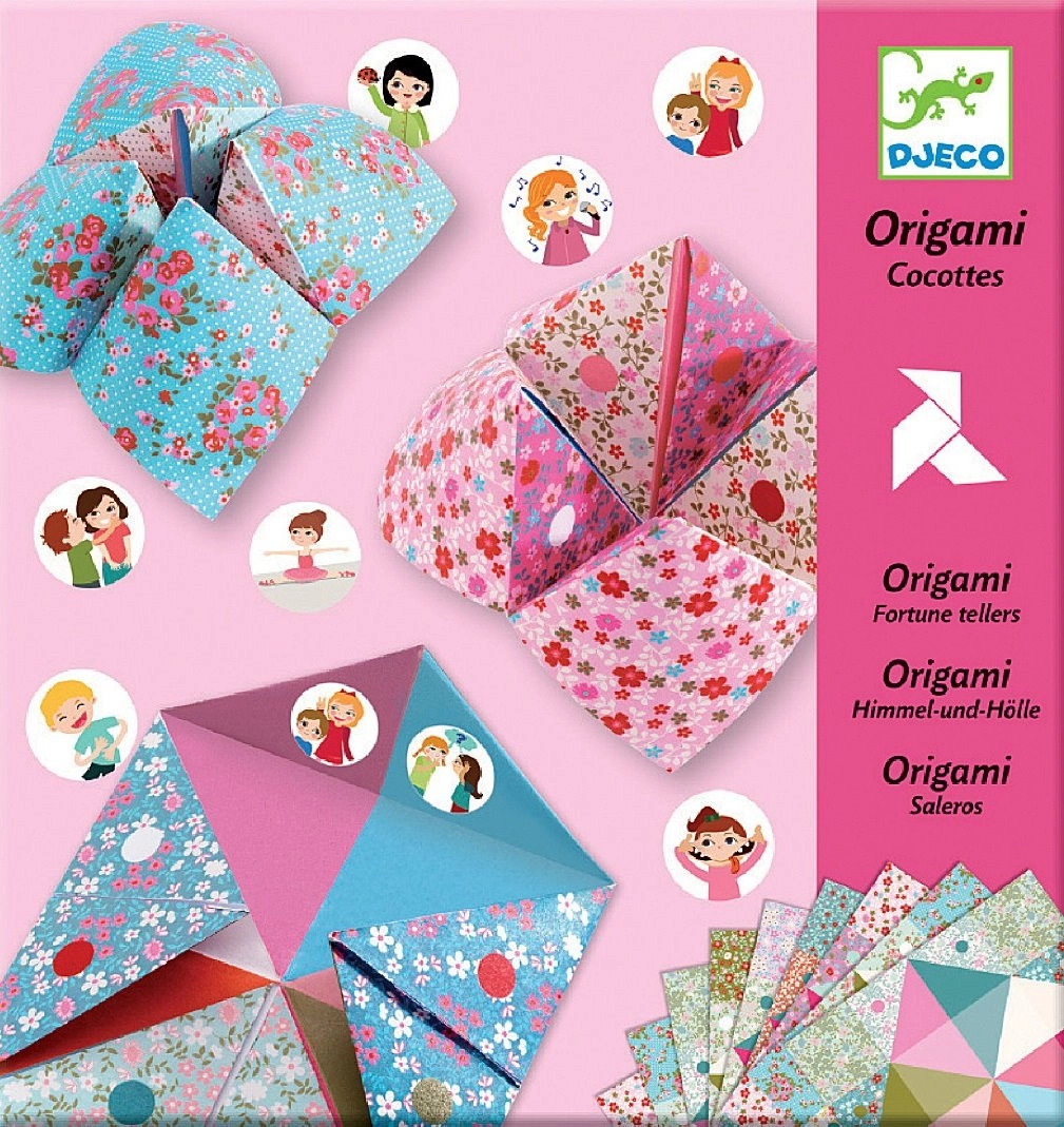 E-shop Djeco Origami skládačka nebe peklo ráj Dívčí