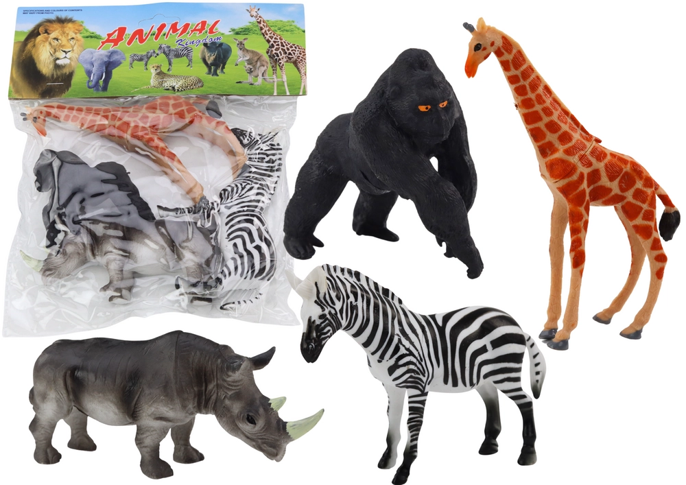 E-shop Sada afrických zvierat – 4 kusy