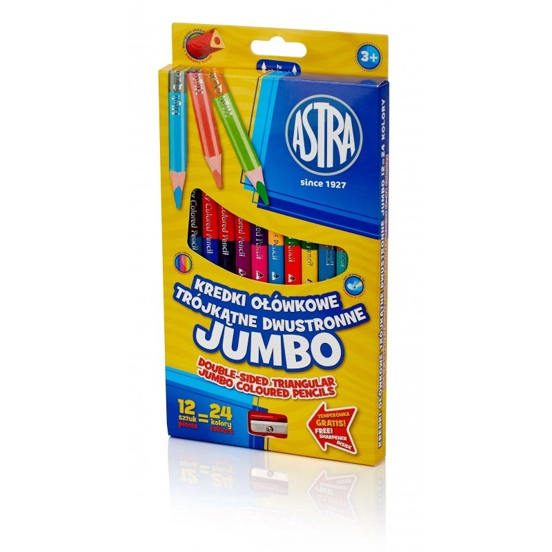 E-shop Astra Jumbo 12 ks 24 farieb obojstranné farbičky 312118001