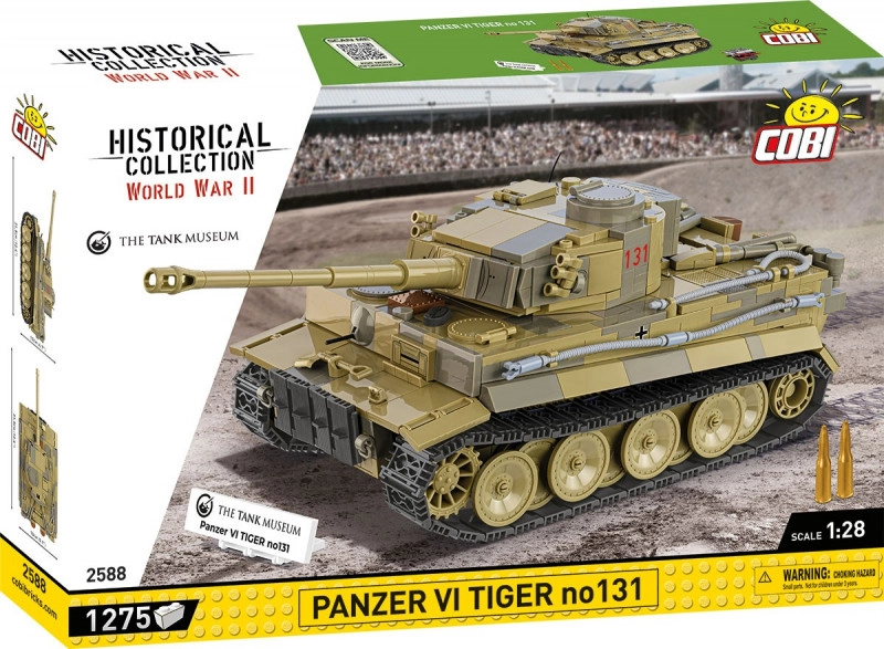 E-shop COBI 2588 II WW Panzer VI Tiger no 131, 1:28, 1275 k