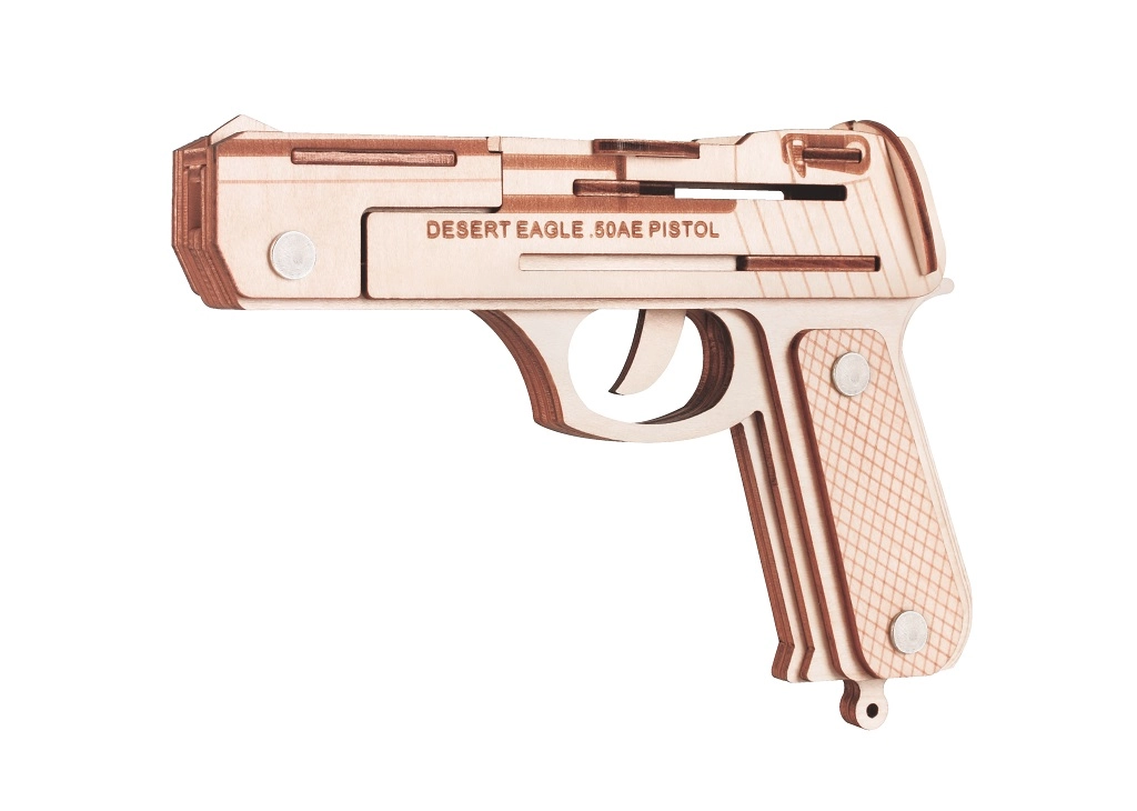 E-shop Drevené 3D puzzle Pištoľ Desert Eagle