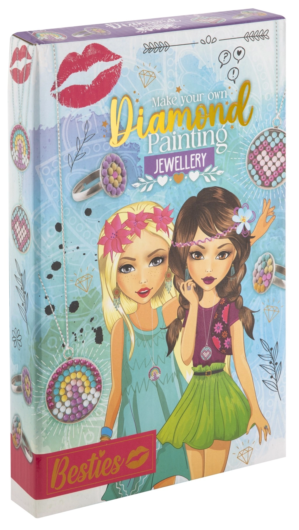 E-shop Sada na výrobu šperkov – diamantové maľovanie Besties