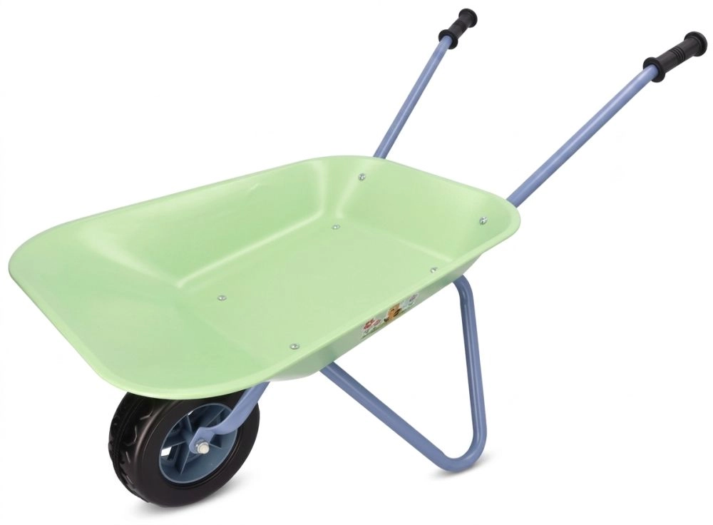 Adam Toys detský kovový fúrik pre malého záhradníka zelený - 1 kus