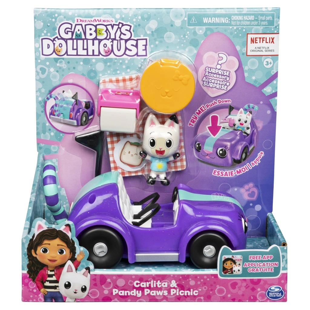 E-shop Spin Master GABBY'S DOLLHOUSE VOZIDLO S FIGÚRKOU