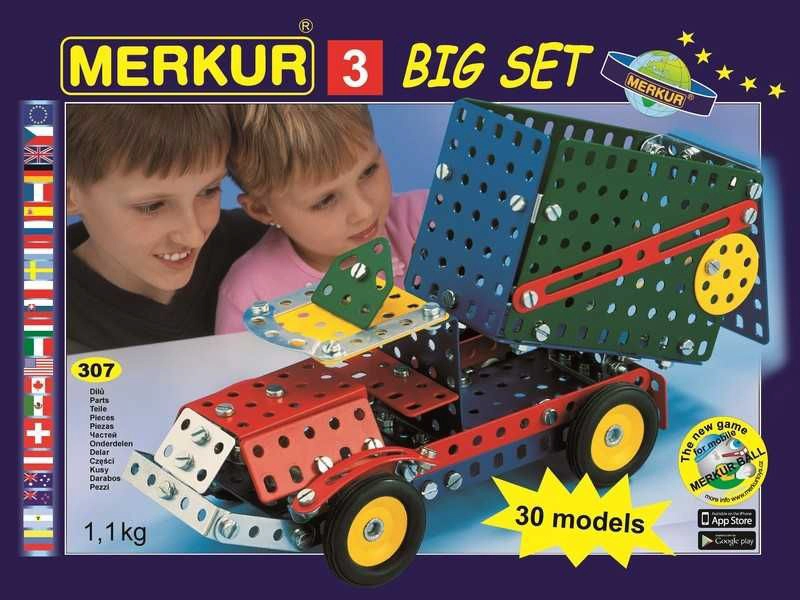 E-shop Stavebnica Merkur 3 - 30 modelov, 273 ks