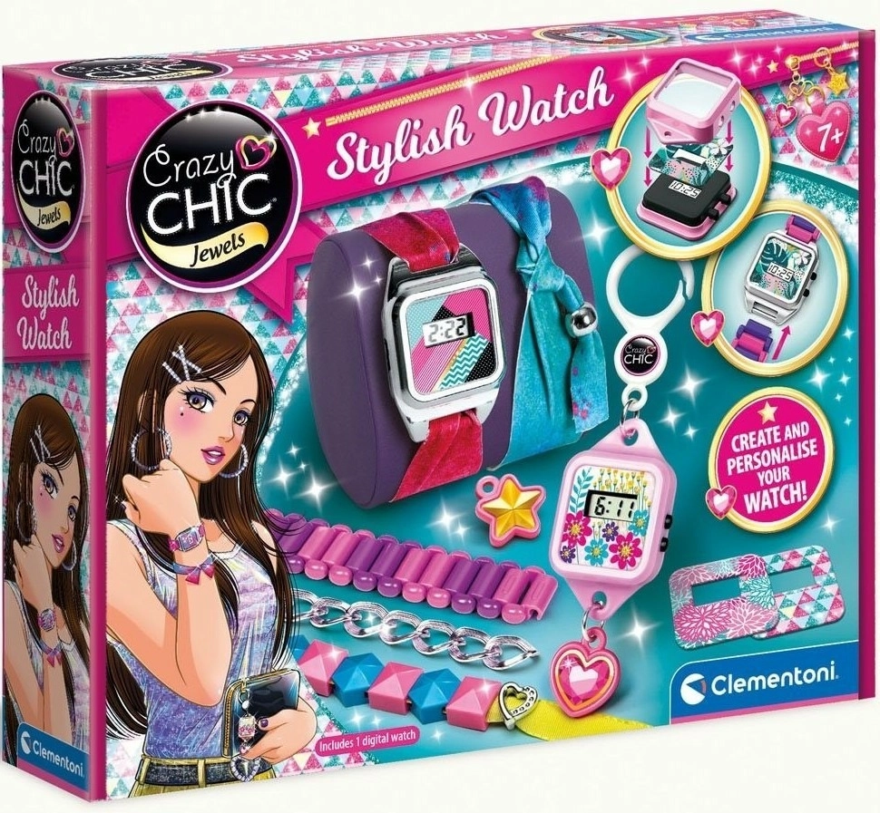 E-shop Kreatívna sada Crazy Chic hodinky