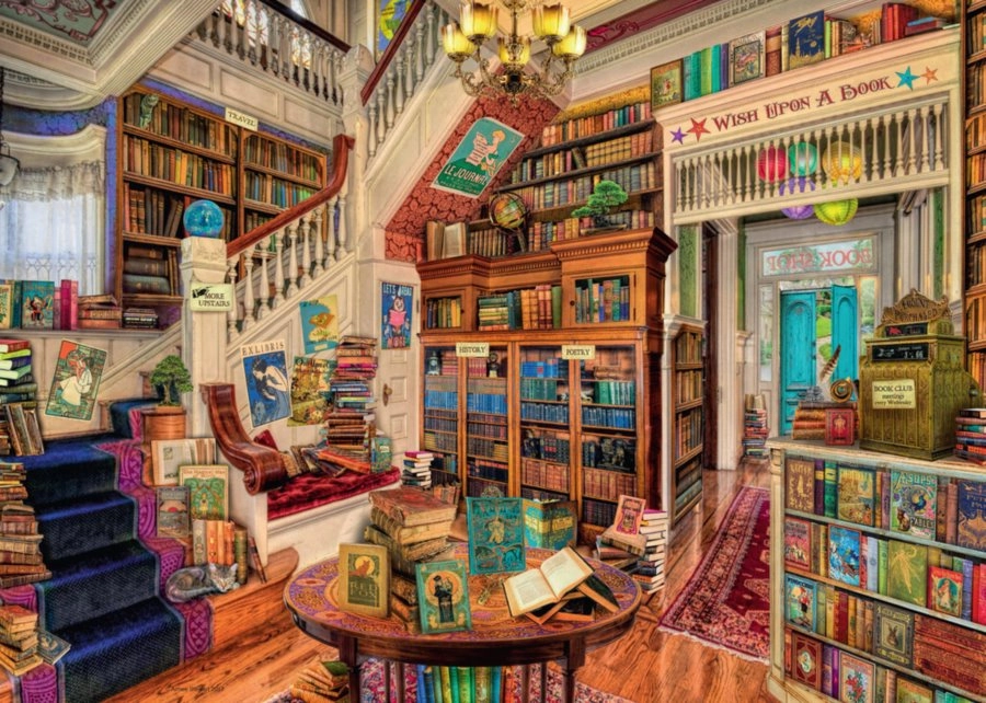 E-shop Ravensburger Fantastické knihkupectví 1000 dielov