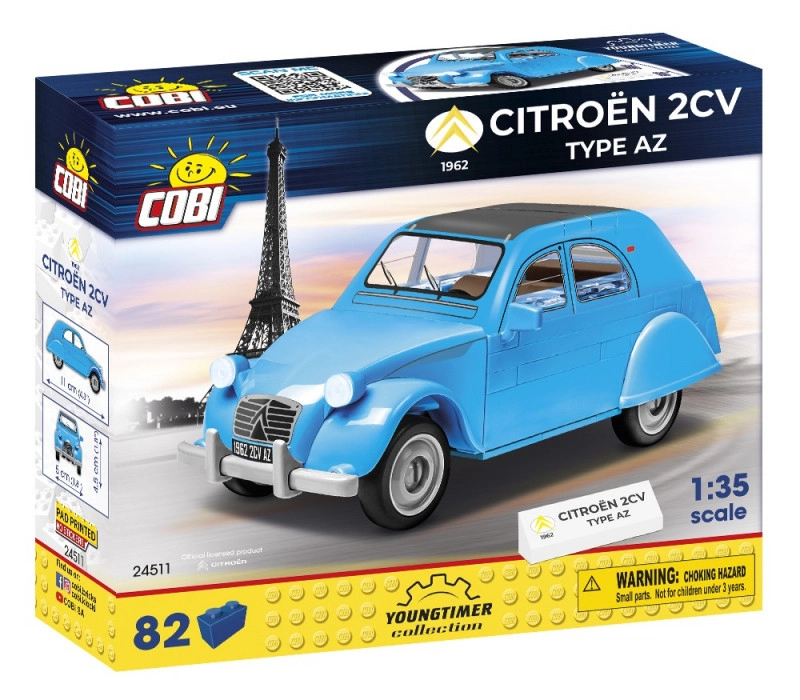 E-shop Cobi 24511 Youngtimer Auto Citroën 2CV ,,Kačica" TYP AZ 1962