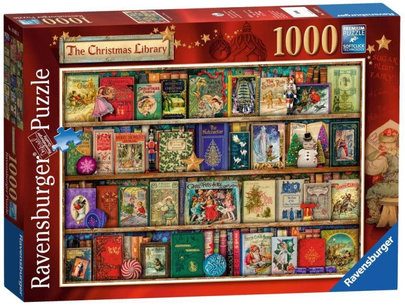E-shop Ravensburger Stewart Christmas Library 1000 dielov