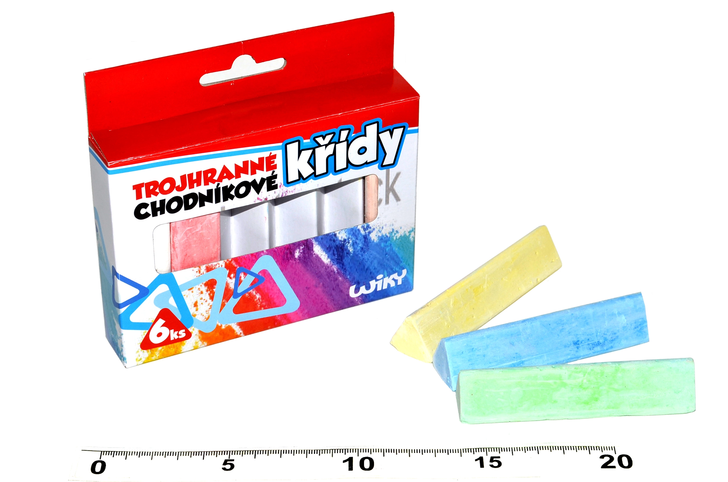 E-shop Wiky křídy chodníkové 881637 6 ks