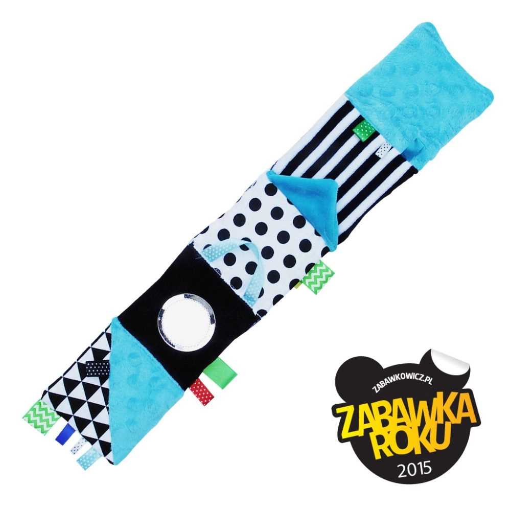 E-shop Hencz Toys mini textilna knižka modrá