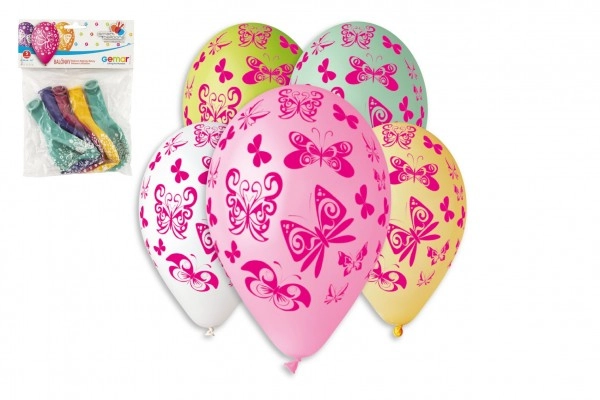 E-shop Smart Balloons Balonek Balonky nafukovací motýl 12'' průměr 30cm