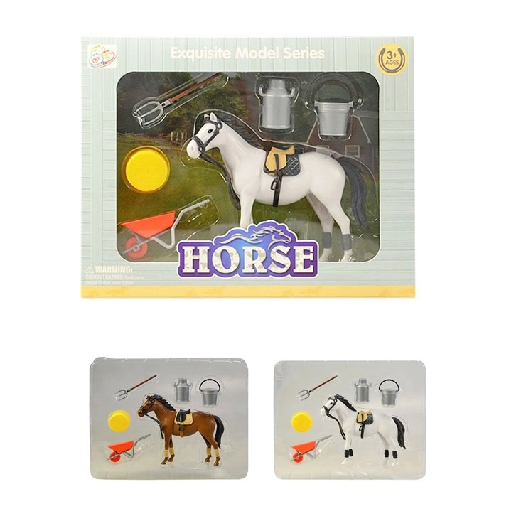 kôň s príslušenstvom