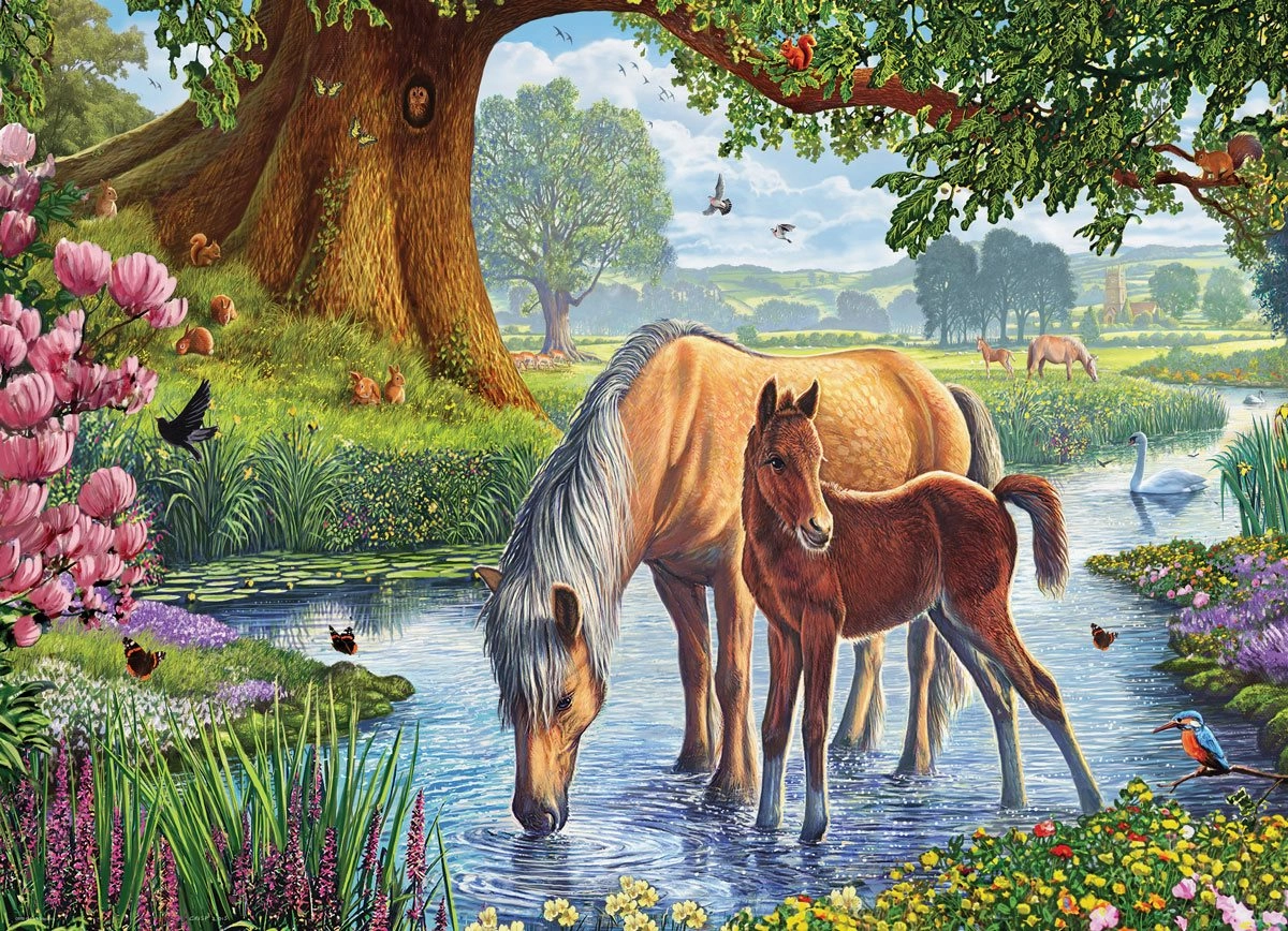 E-shop Puzzle Fellovské poníky 1000 dielikov Eurographics