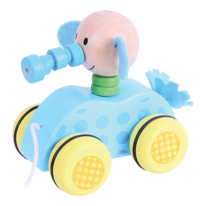 E-shop Bigjigs tahací na provázku slůně