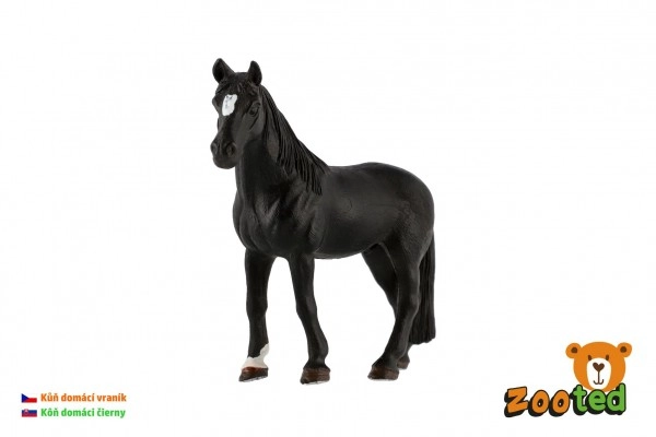 E-shop ZOOted Kůň domácí vraník zooted plast 13cm