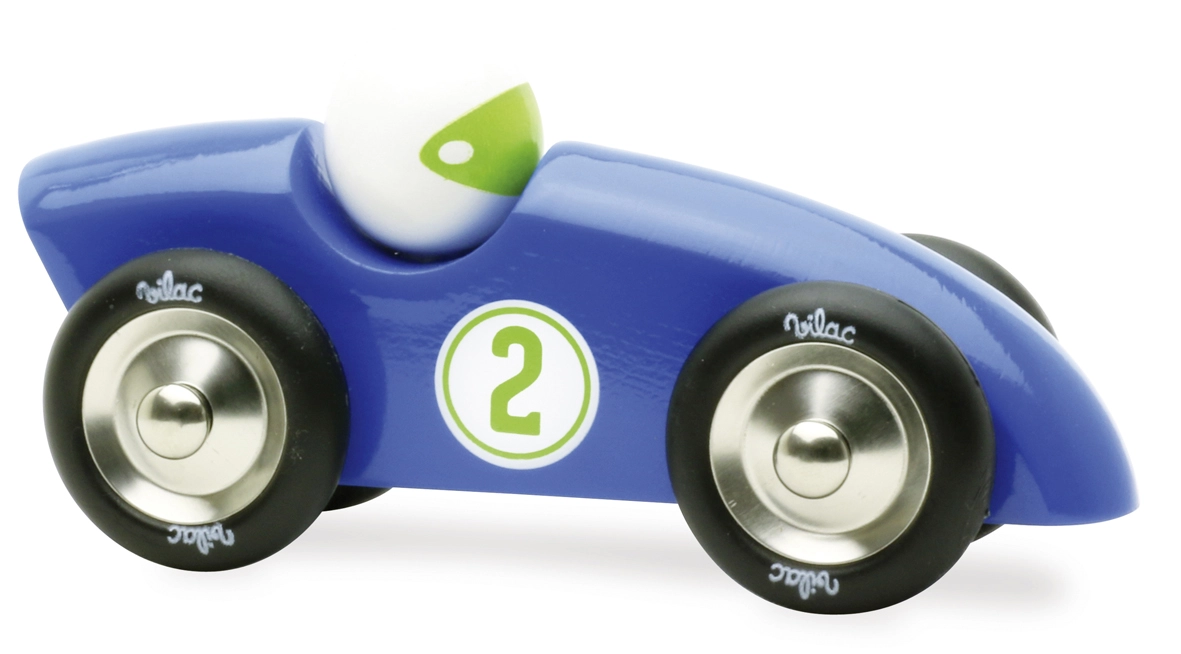 E-shop Vilac závodné auto modré