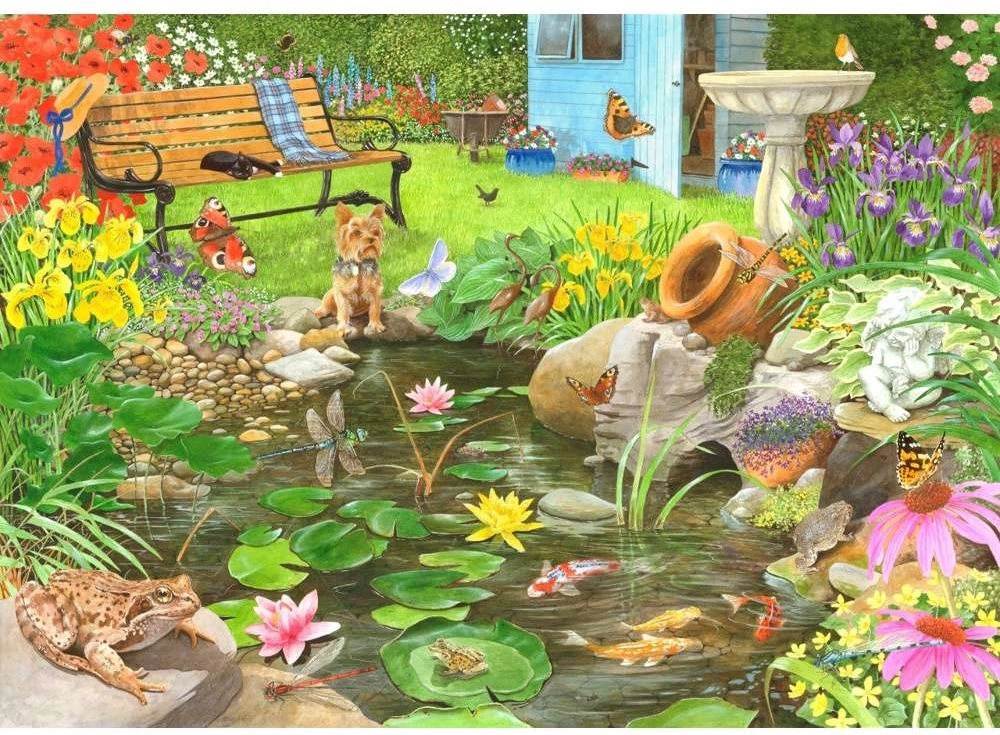Puzzle Rybník 1000 kúskov