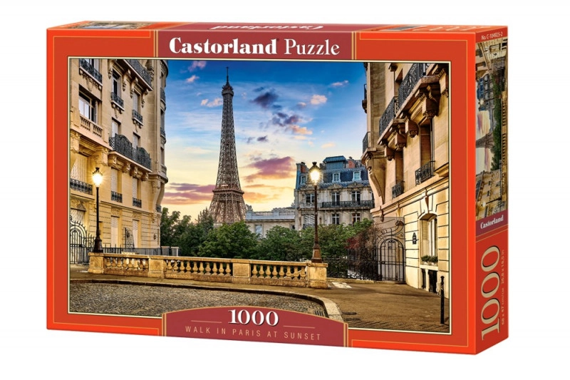 E-shop CASTORLAND Procházka Paříží při západu slunce 1000 dielov
