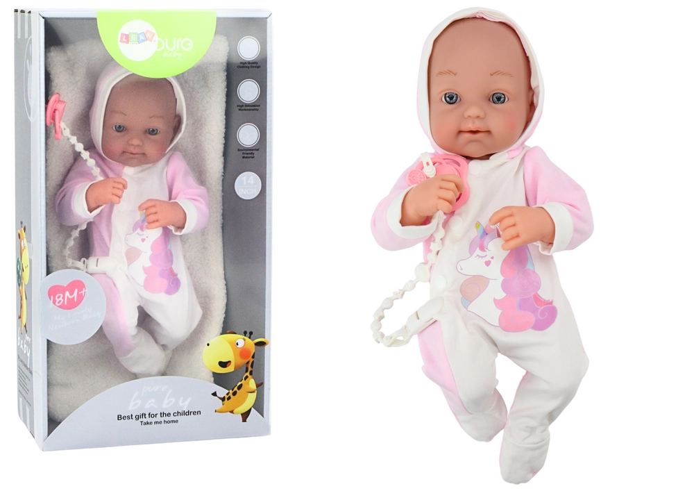 E-shop Lean Toys v pyžamku Jednorožca 35 cm