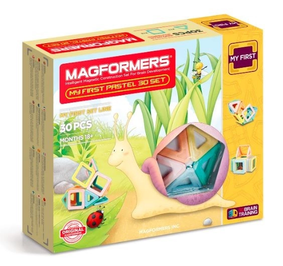 E-shop Magnetická stavebnica Magformers Môj prvý Pastelle