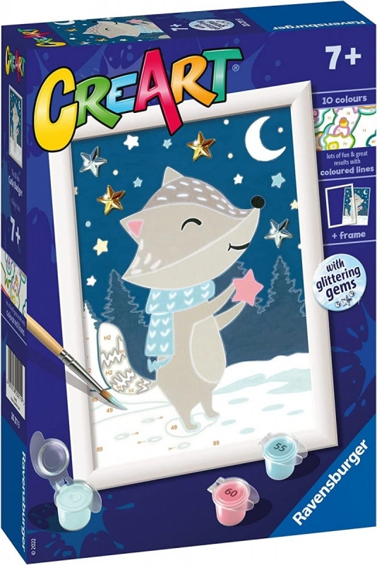 E-shop Ravensburger: CreArt pre deti: Jazvec medzi hviezdami