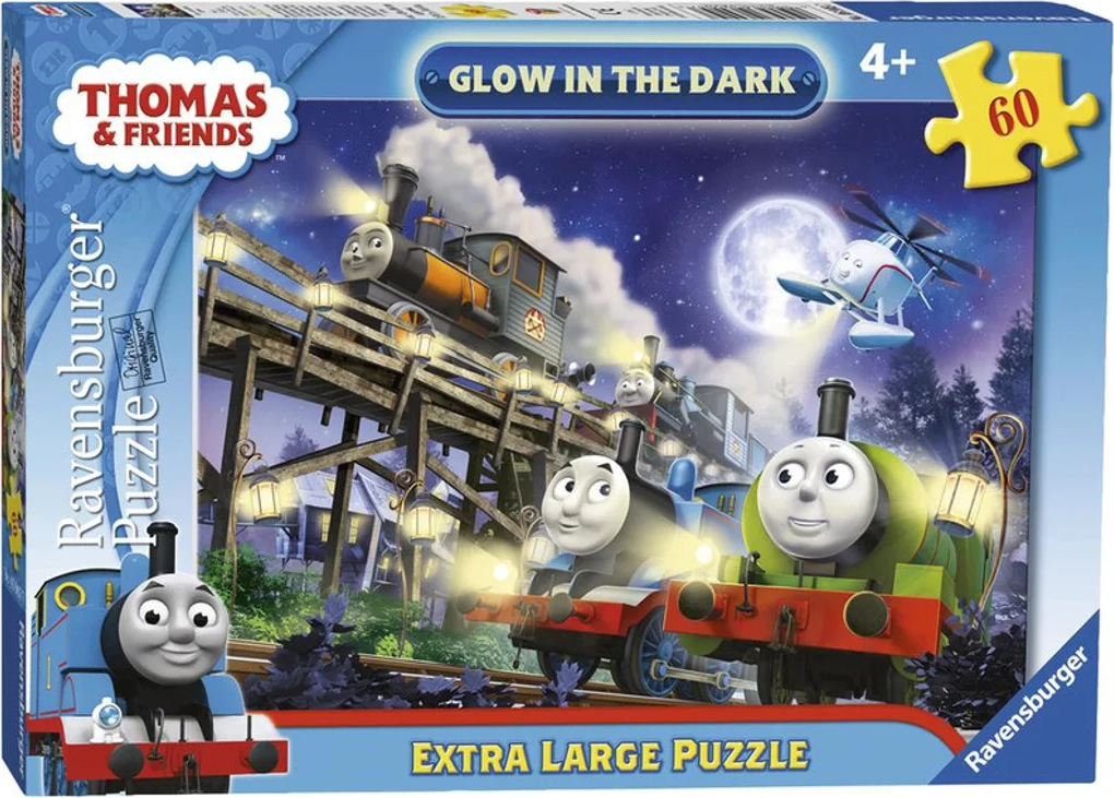 Svietiace puzzle Mašinka Tomáš XL