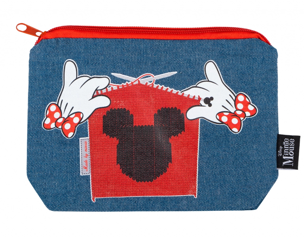 E-shop Presco Group Džínový etue Minnie 20x14 cm
