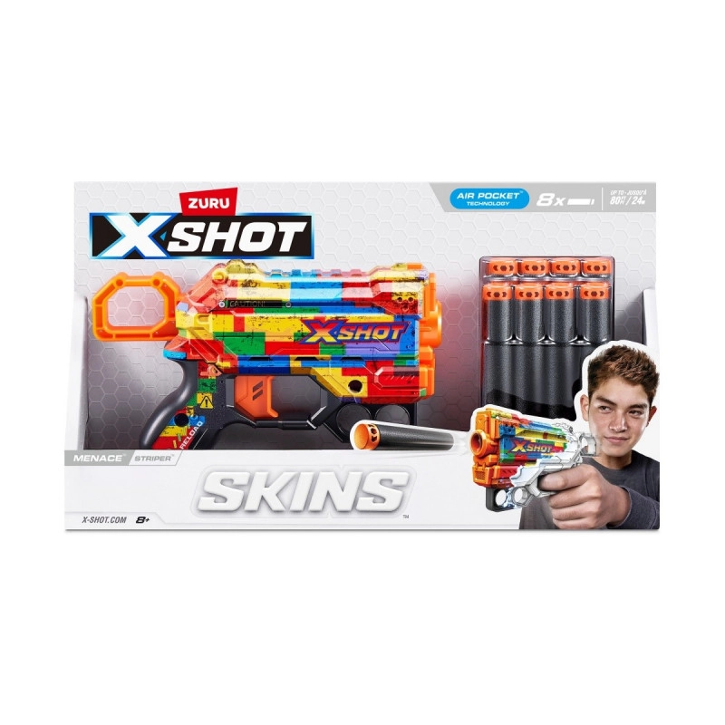 E-shop X-Shot Skins Menace detská pištoľ blaster s penovými šípkami