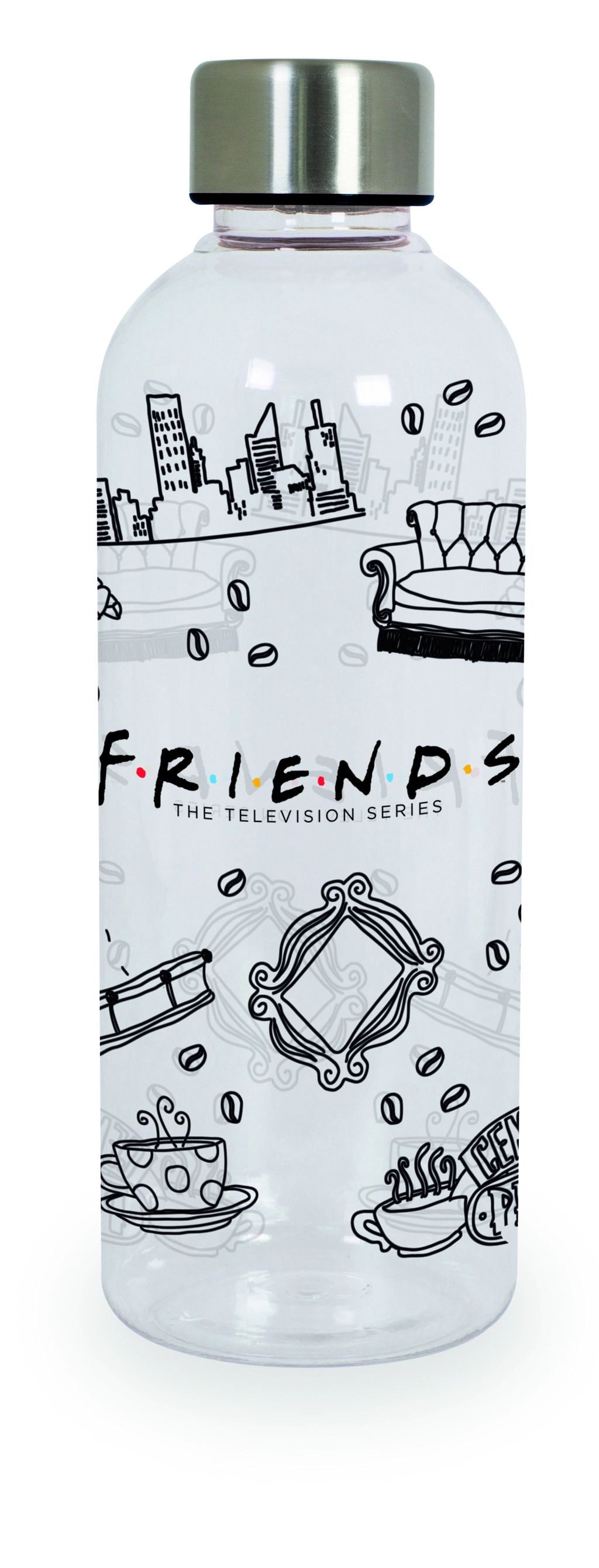 E-shop Epee Merch Friends Priatelia Hydro Plastová fľaša s licenčným motívom 850 ml
