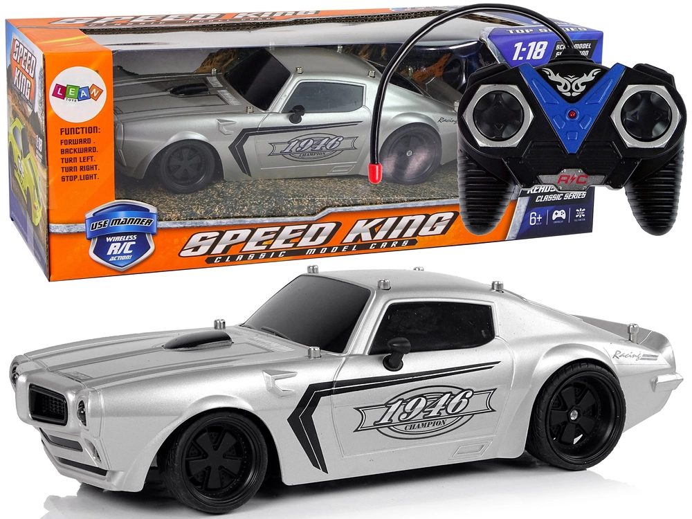 E-shop R/C Športové auto 1:18 Silver Champion Pilot
