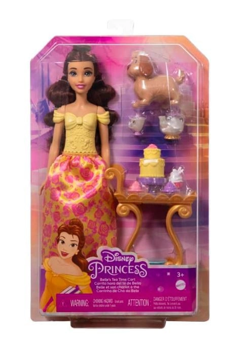 E-shop Bábika Disney Princezná Bella a kočík s popoludňajším čajom