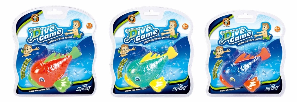 E-shop Alltoys Potápacia ryba so svetlom oranžová