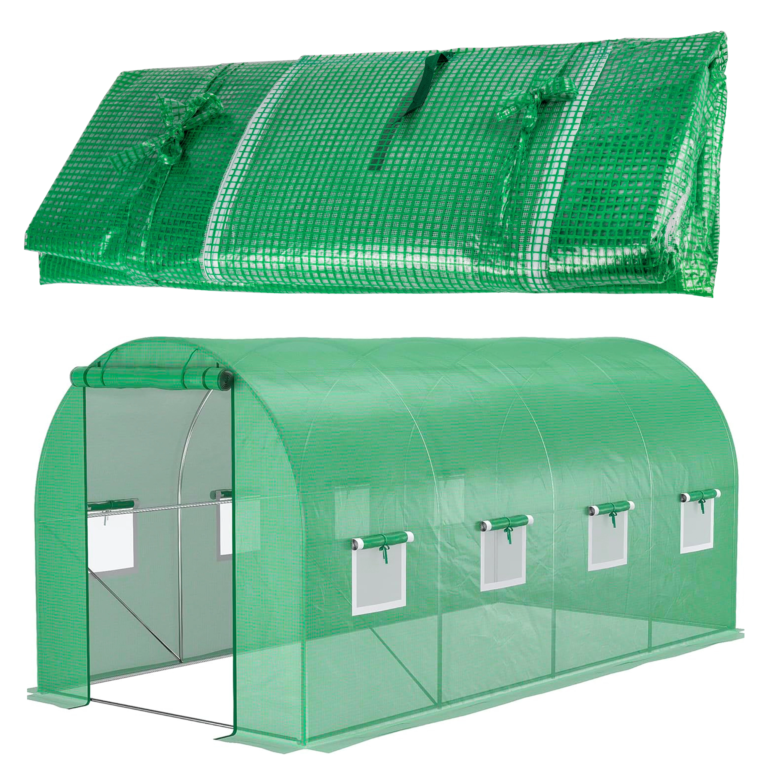 Záhradný fóliovník 2,5 × 4 × 2 m