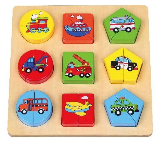 E-shop BABU puzzle dopravné prostriedky
