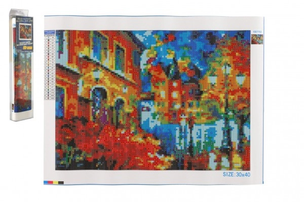 E-shop SMT Creatoys Diamantový obrázek Procházka městem s přáteli 40 x 30 cm