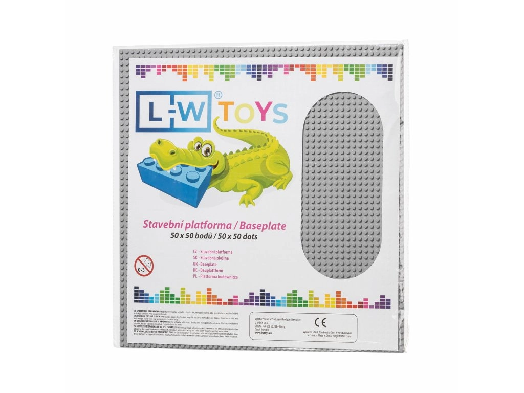 E-shop L-W Toys Velká podložka na stavění 50x50 bodů