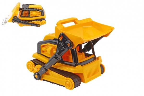 Plastový buldozér s pásmi 30 cm