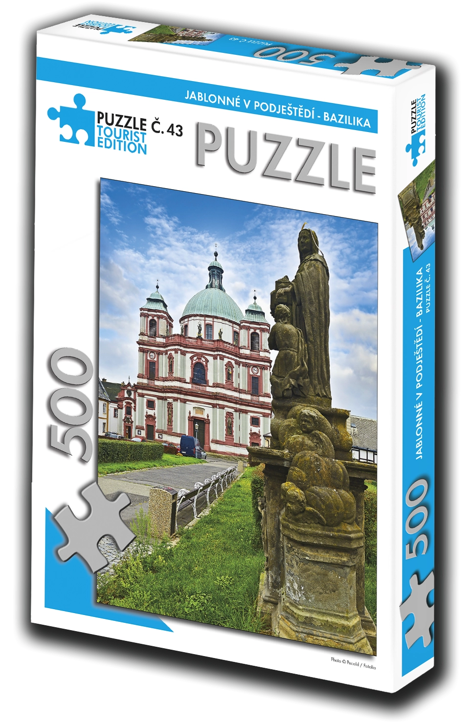 E-shop TOURIST EDITION č.43 Jablonné v Podještědí bazilika 500 dielov