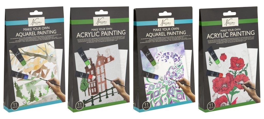 Craft Creative Akrylová maliarska sada vlčí máky