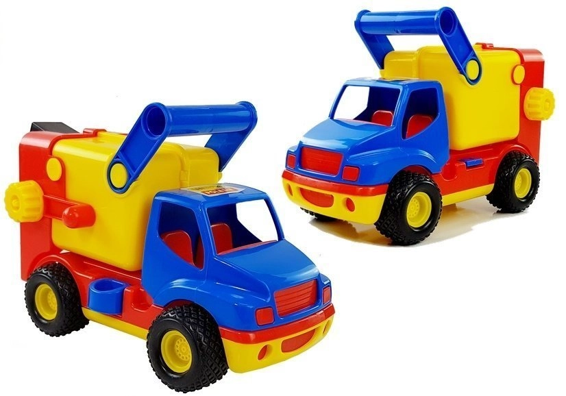 E-shop Lean Toys Smetiarske auto ConsTruck s gumenými gumami plastové
