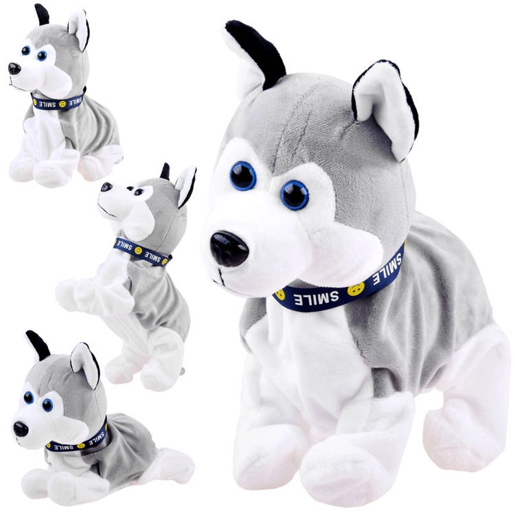 E-shop Joko Interaktívny psík na batérie na dotyk Husky sivý