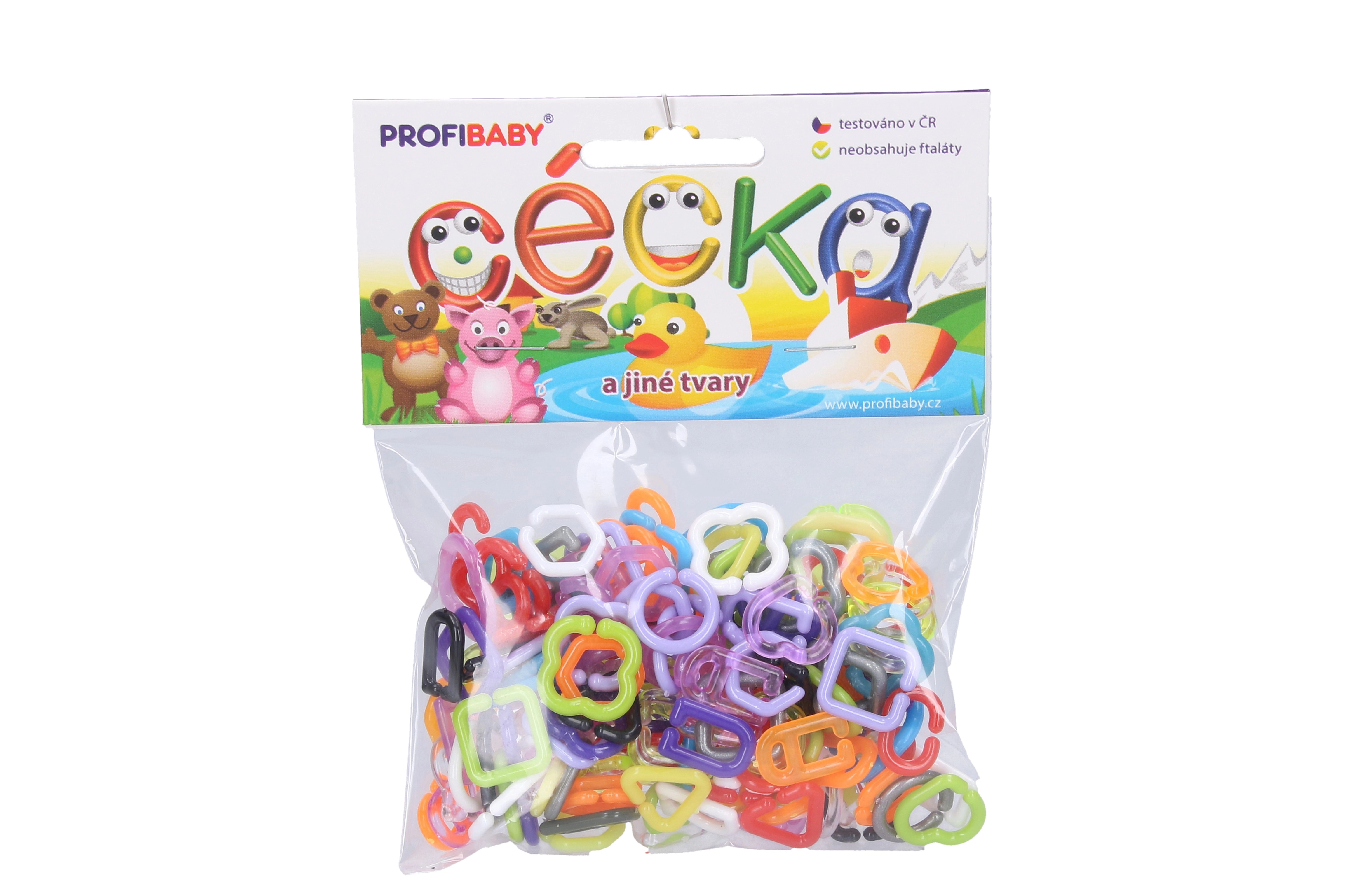 E-shop ProfiBaby Céčka barevná a jiné tvary 150ks
